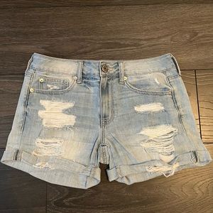 Size 2 American Eagle Boy Midi Jean Shorts